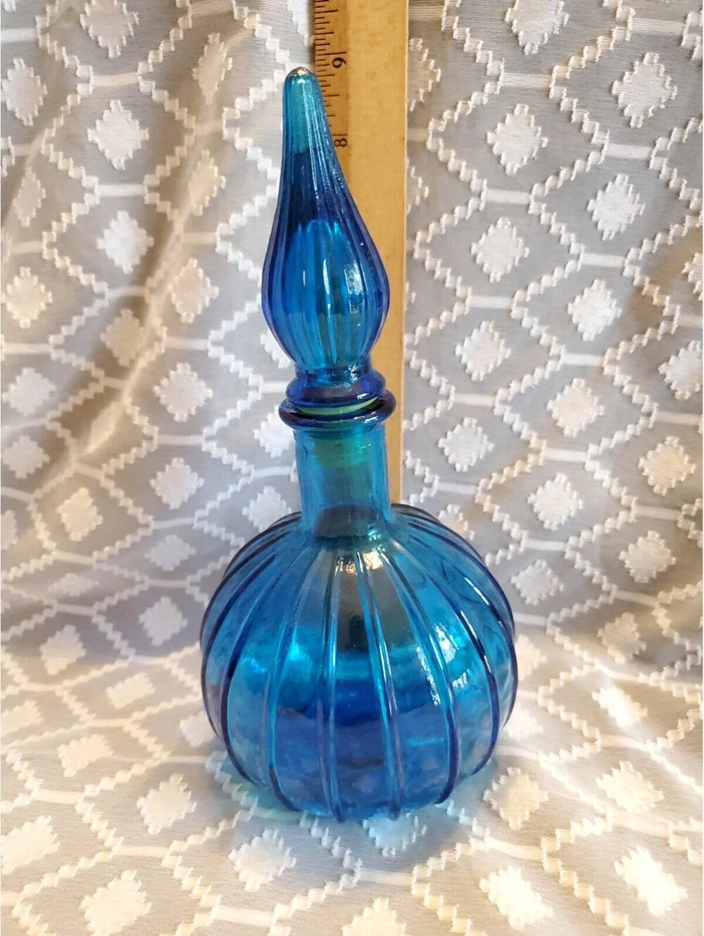 MCM Empoli Ribbed Genie Bottle Decanter
